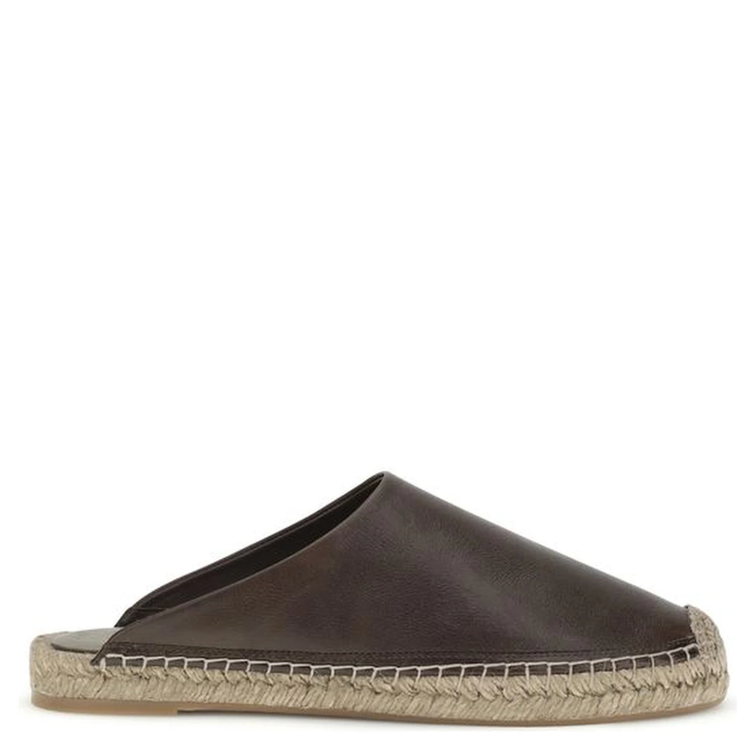 Brown Calf Leather Bos Taurus Mules