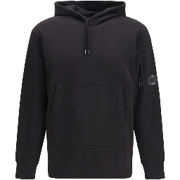 Black Cotton Sweatshirt