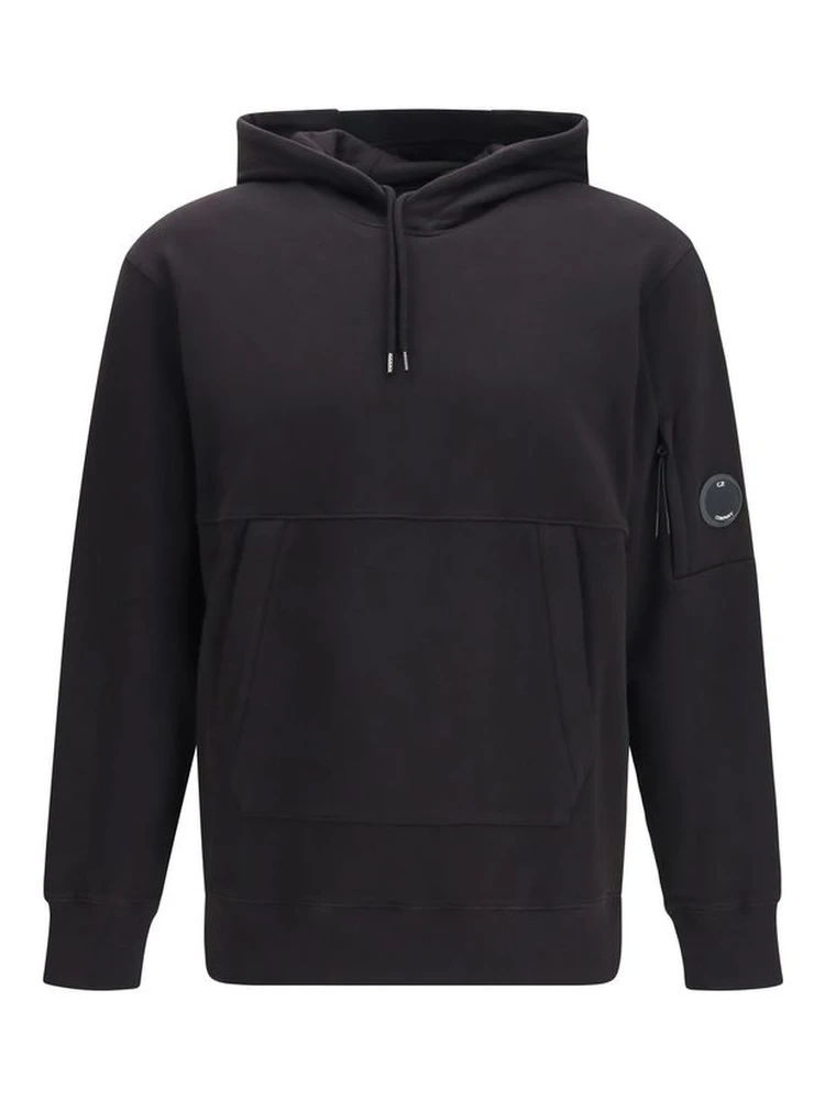 Black Cotton Sweatshirt