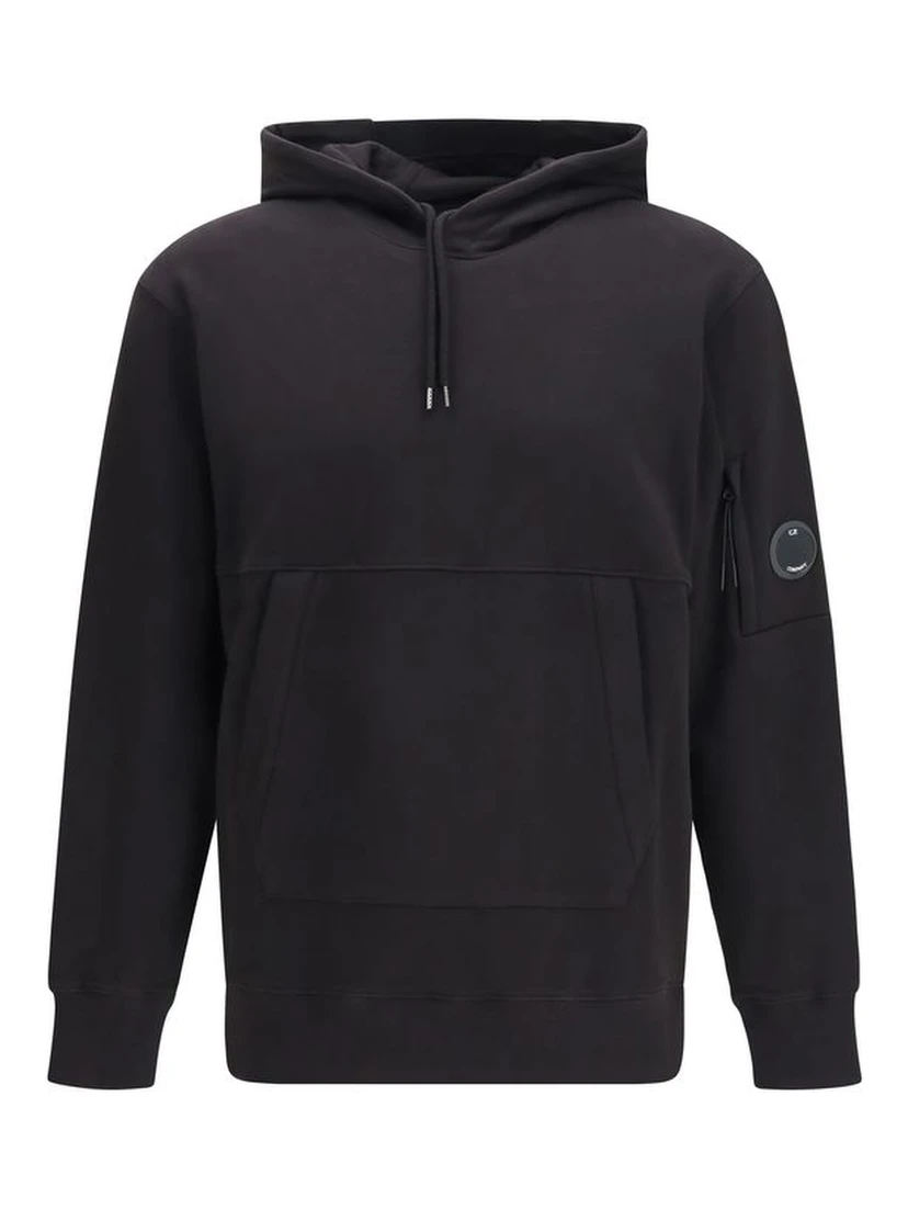 Black Cotton Sweatshirt