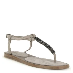 Blue Calf Leather Bos Taurus Strap-On Sandals