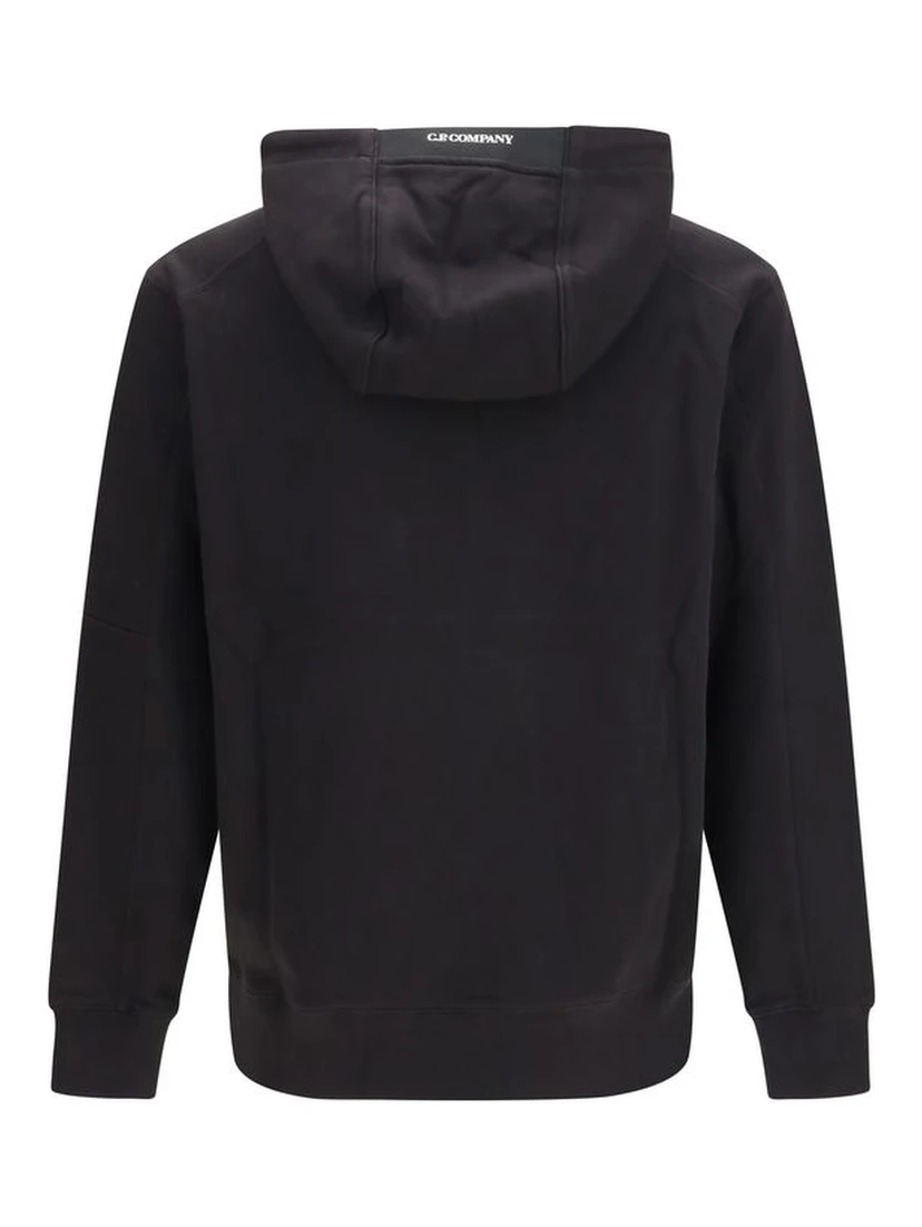 Black Cotton Sweatshirt
