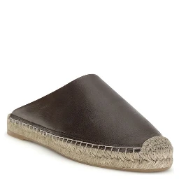 Brown Calf Leather Bos Taurus Mules