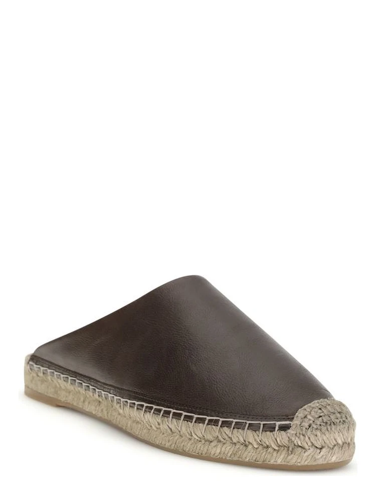 Brown Calf Leather Bos Taurus Mules alternative