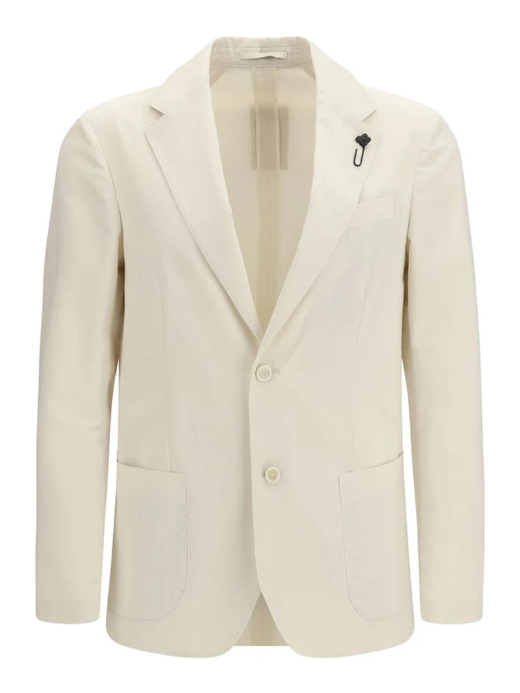 White Cotton Blazer