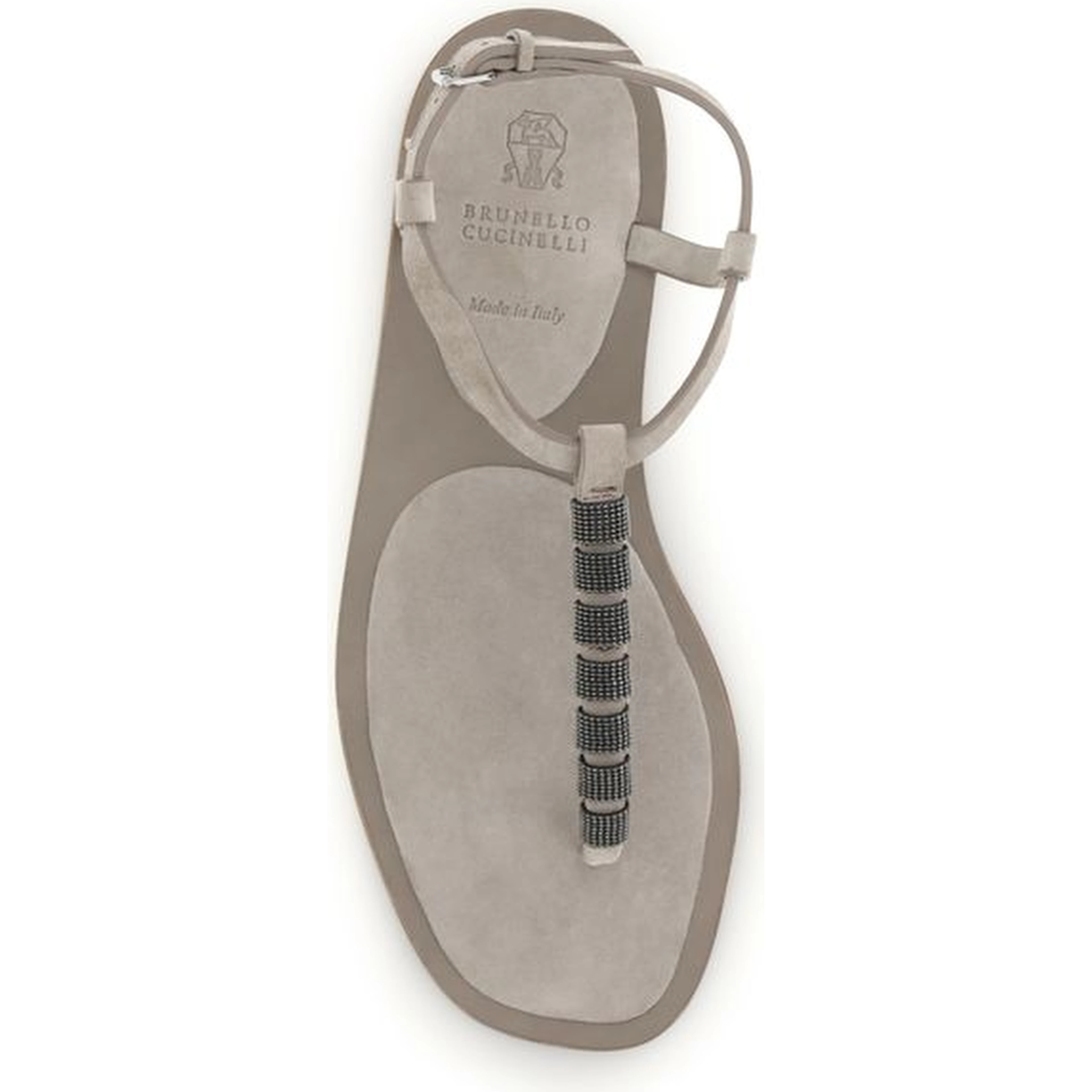 Blue Calf Leather Bos Taurus Strap-On Sandals