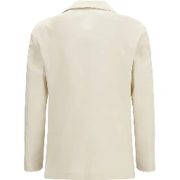 White Cotton Blazer