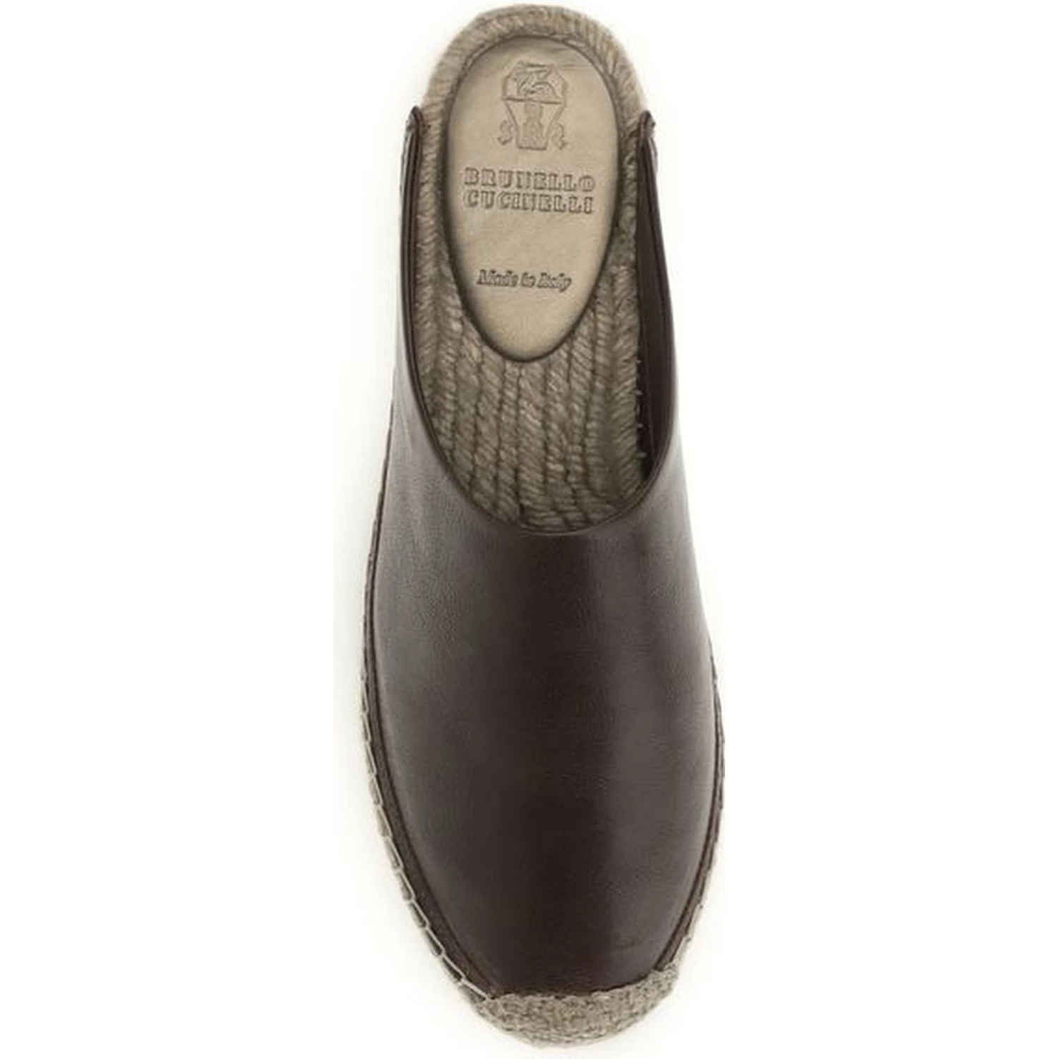 Brown Calf Leather Bos Taurus Mules