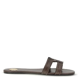 Brown Calf Leather Bos Taurus Sandals