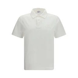 White Cotton Polo Shirt