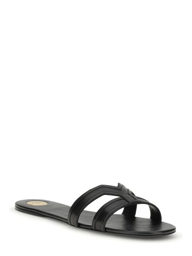 Black Calf Leather Bos Taurus Sandals alternative
