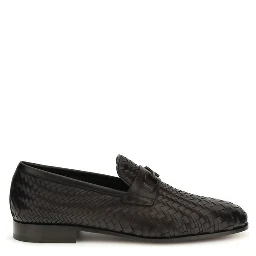 Brown Calf Leather Bos Taurus Slip-On Loafers