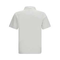 White Cotton Polo Shirt
