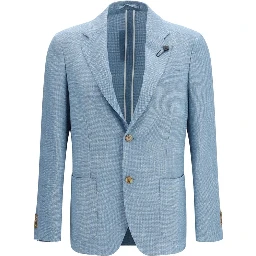 Blue Silk Blazer