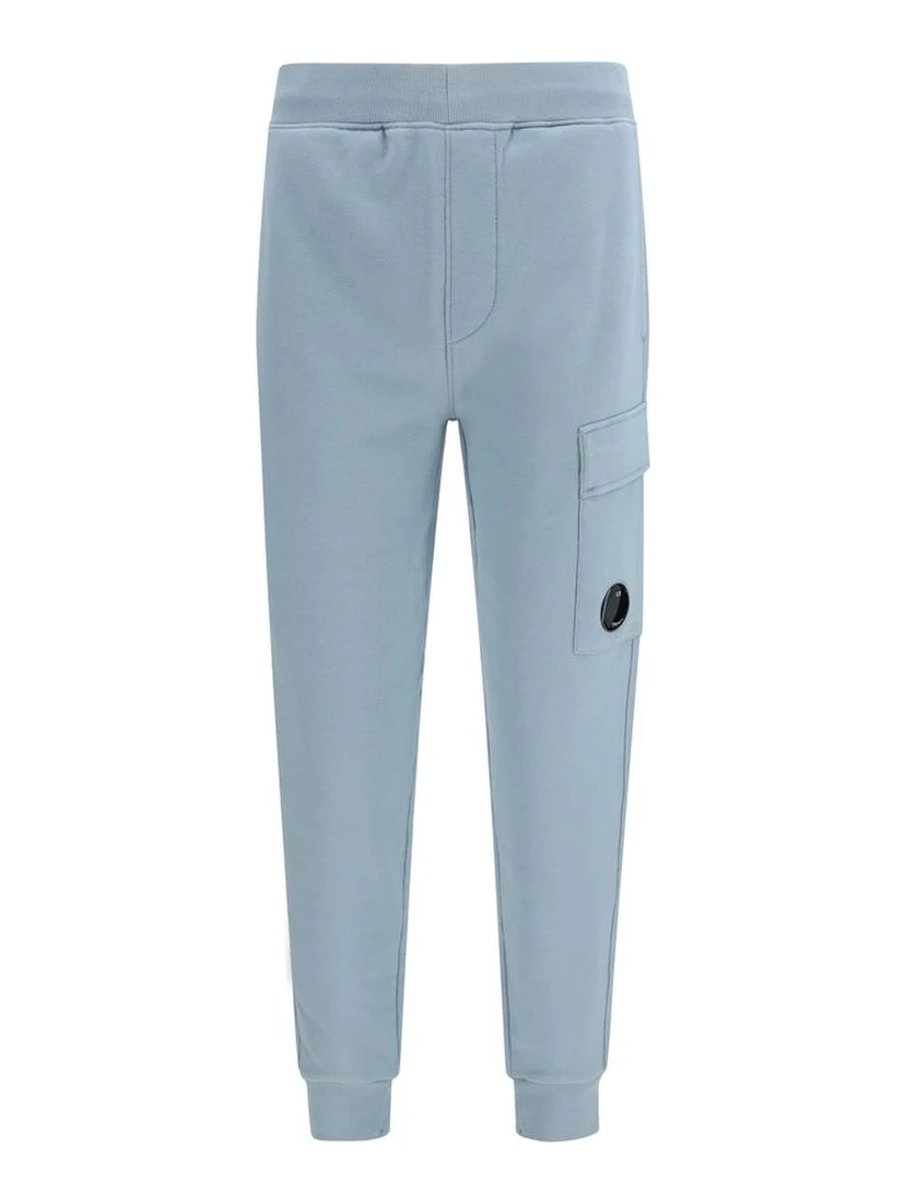 Bicolor Cotton Cargo Pants