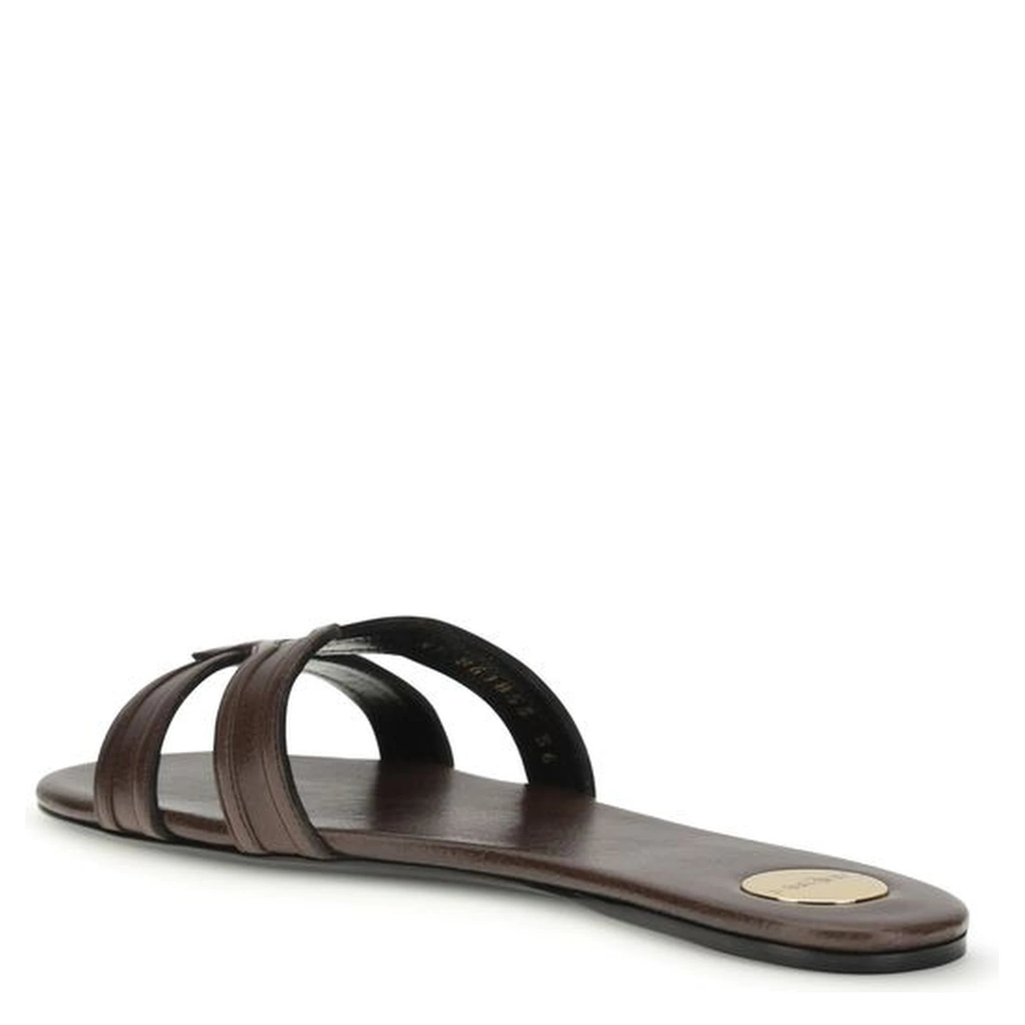 Brown Calf Leather Bos Taurus Sandals