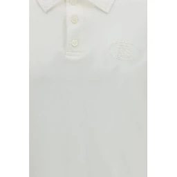 White Cotton Polo Shirt