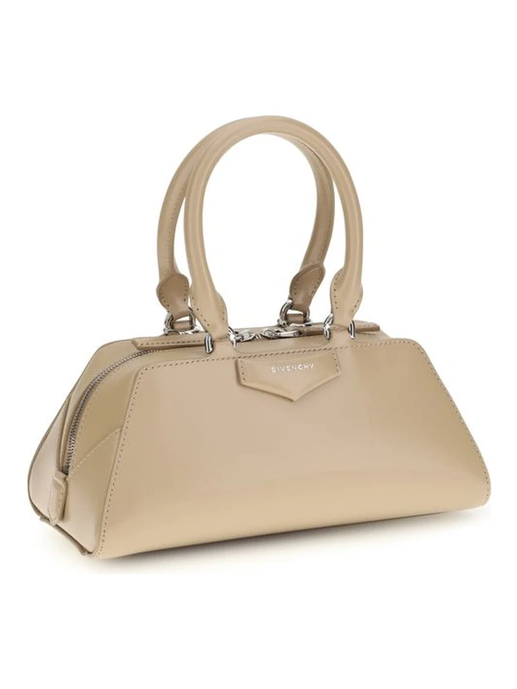 Beige Calf Leather Bos Taurus Shoulder Bag alternative
