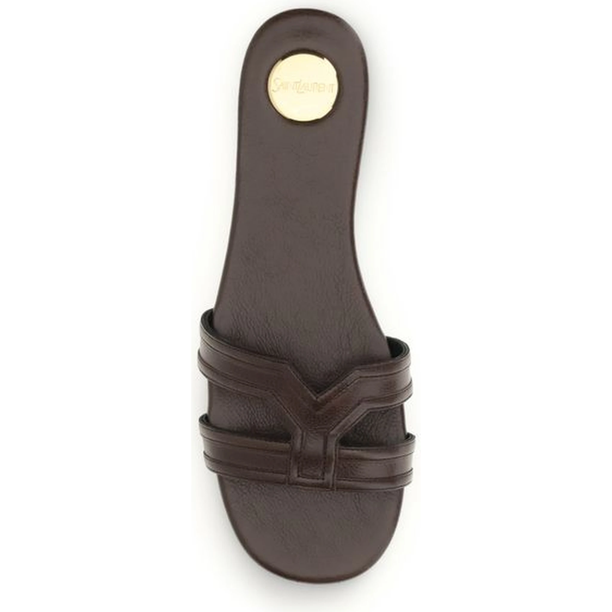 Brown Calf Leather Bos Taurus Sandals