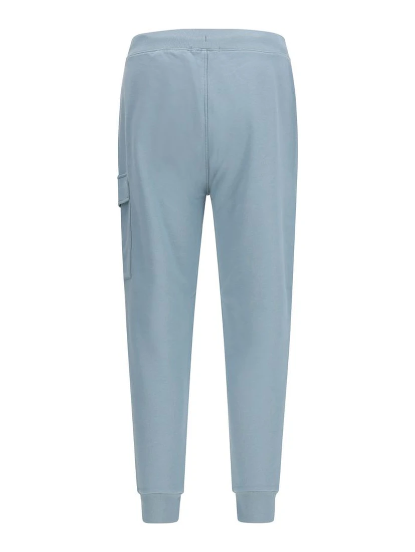 Bicolor Cotton Cargo Pants