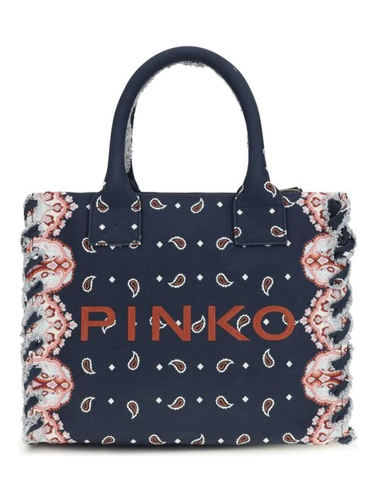 Multicolor Cotton Shoulder Bag