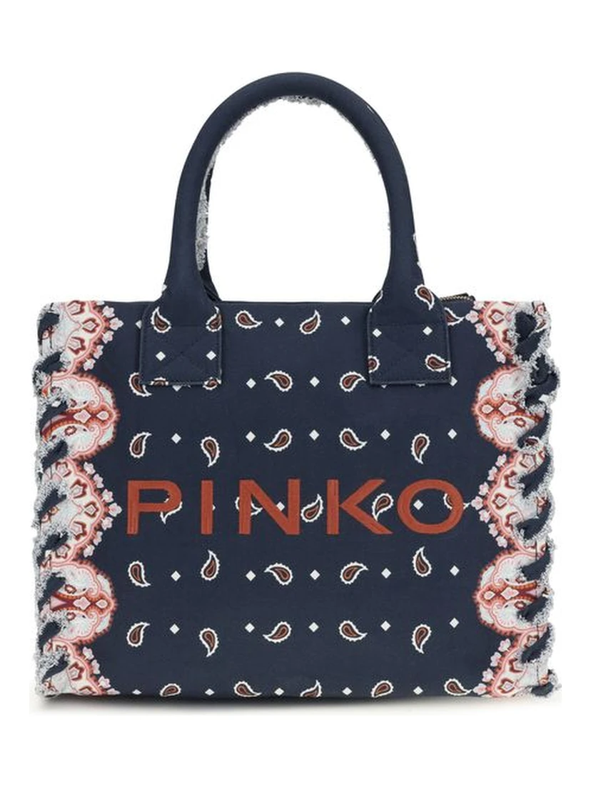 Multicolor Cotton Shoulder Bag