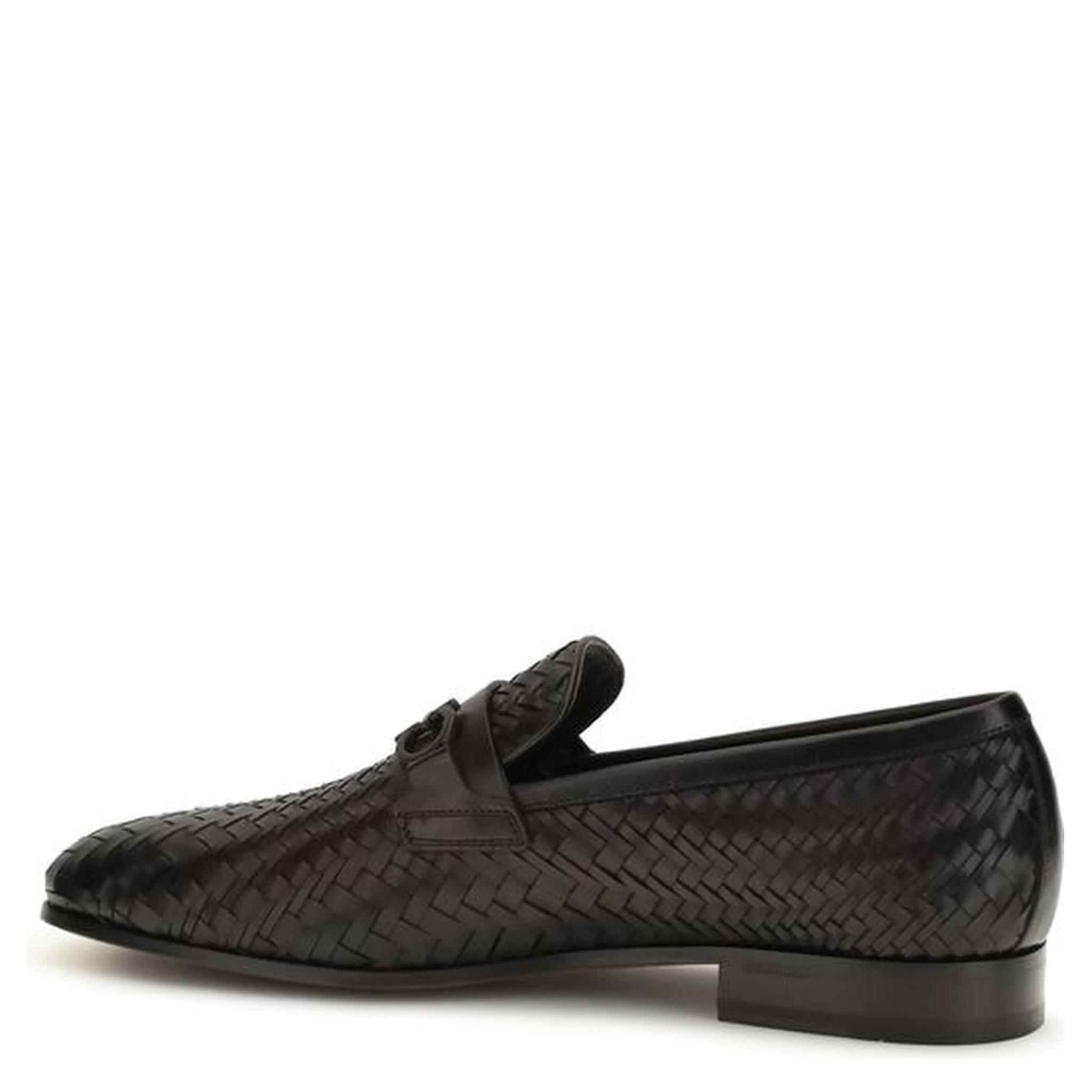 Brown Calf Leather Bos Taurus Slip-On Loafers