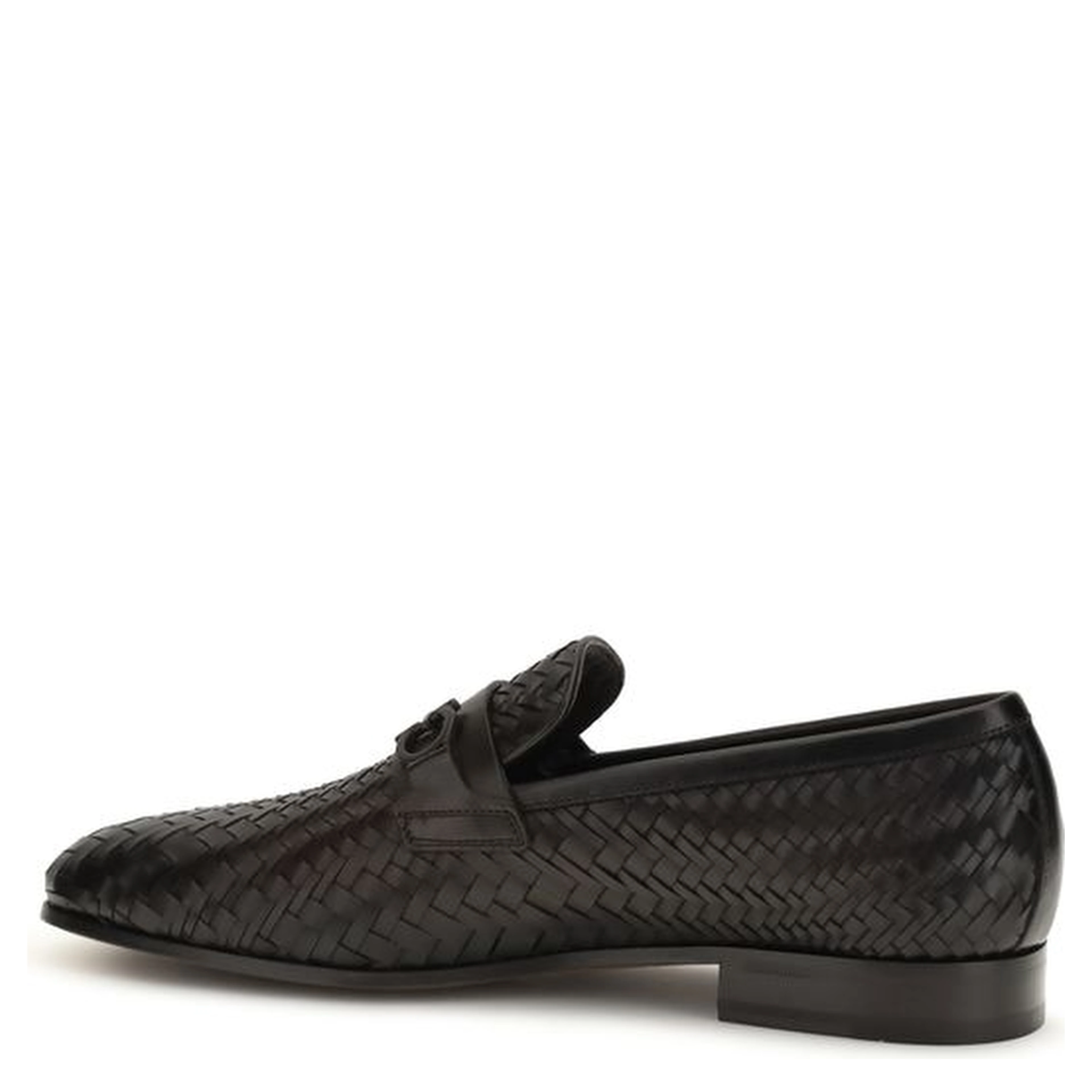 Brown Calf Leather Bos Taurus Slip-On Loafers