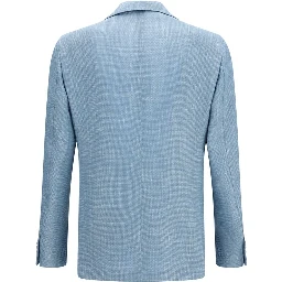 Blue Silk Blazer