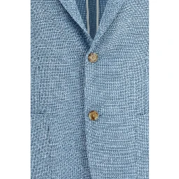Blue Silk Blazer