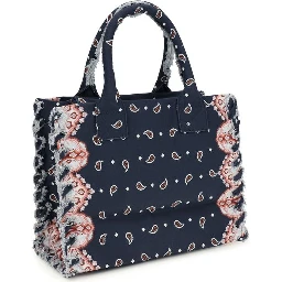 Multicolor Cotton Shoulder Bag