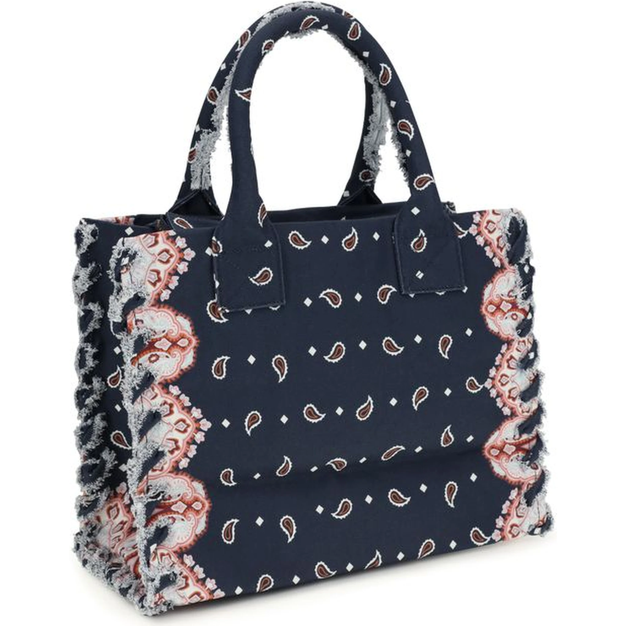Multicolor Cotton Shoulder Bag