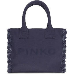 Blue Cotton Shoulder Bag