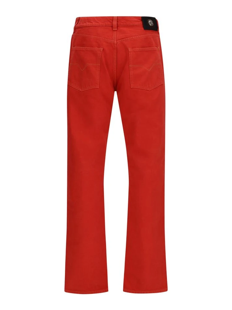 Multicolor Cotton Straight-Leg Jeans alternative