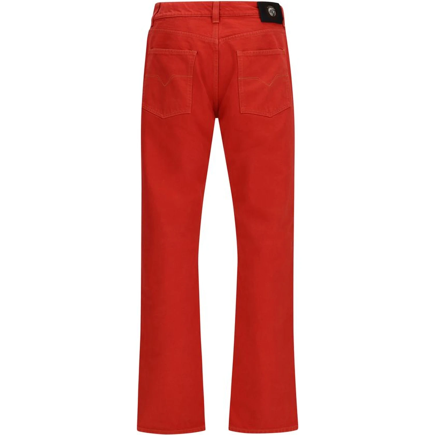 Multicolor Cotton Straight-Leg Jeans
