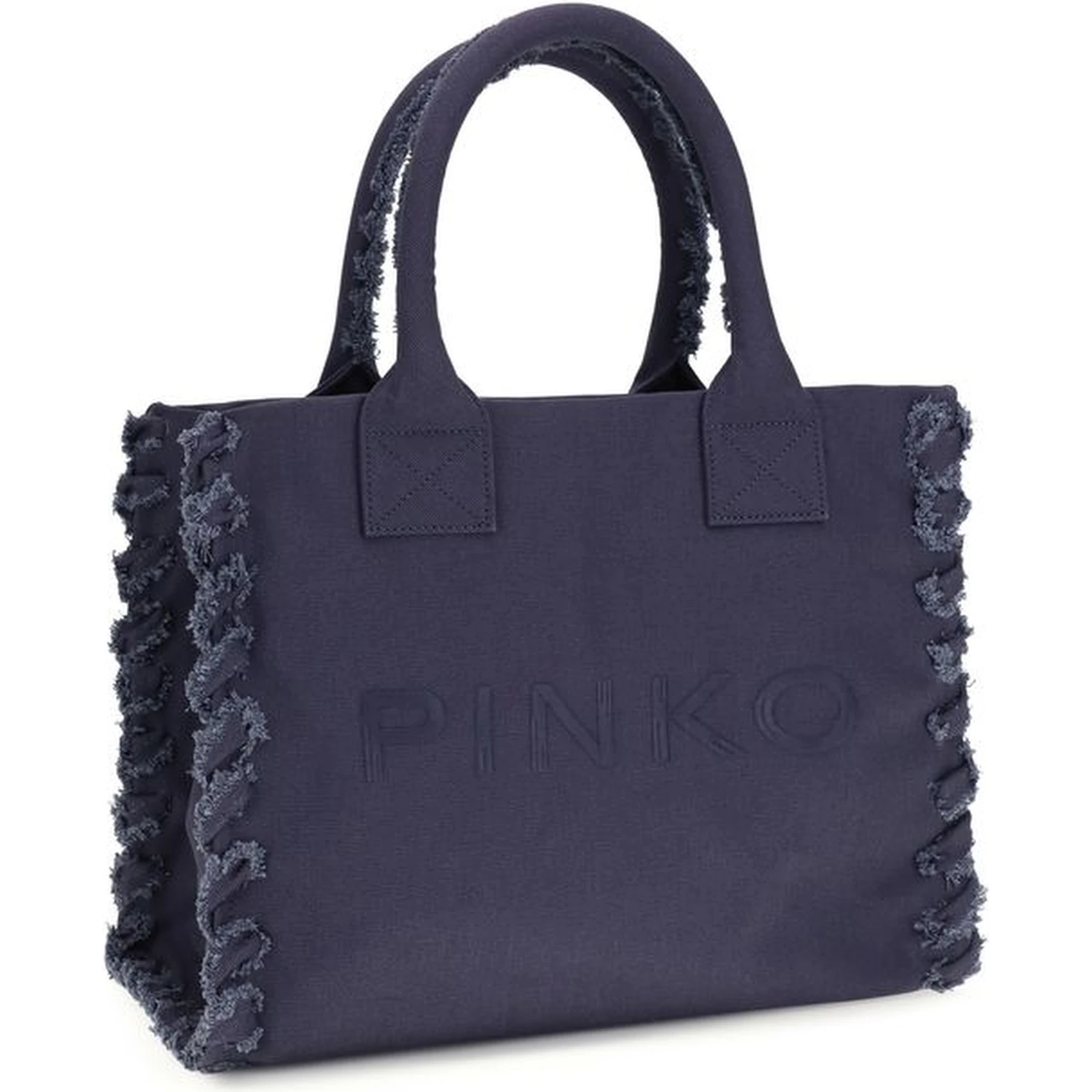 Blue Cotton Shoulder Bag