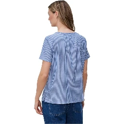 Blue Cotton Blouse