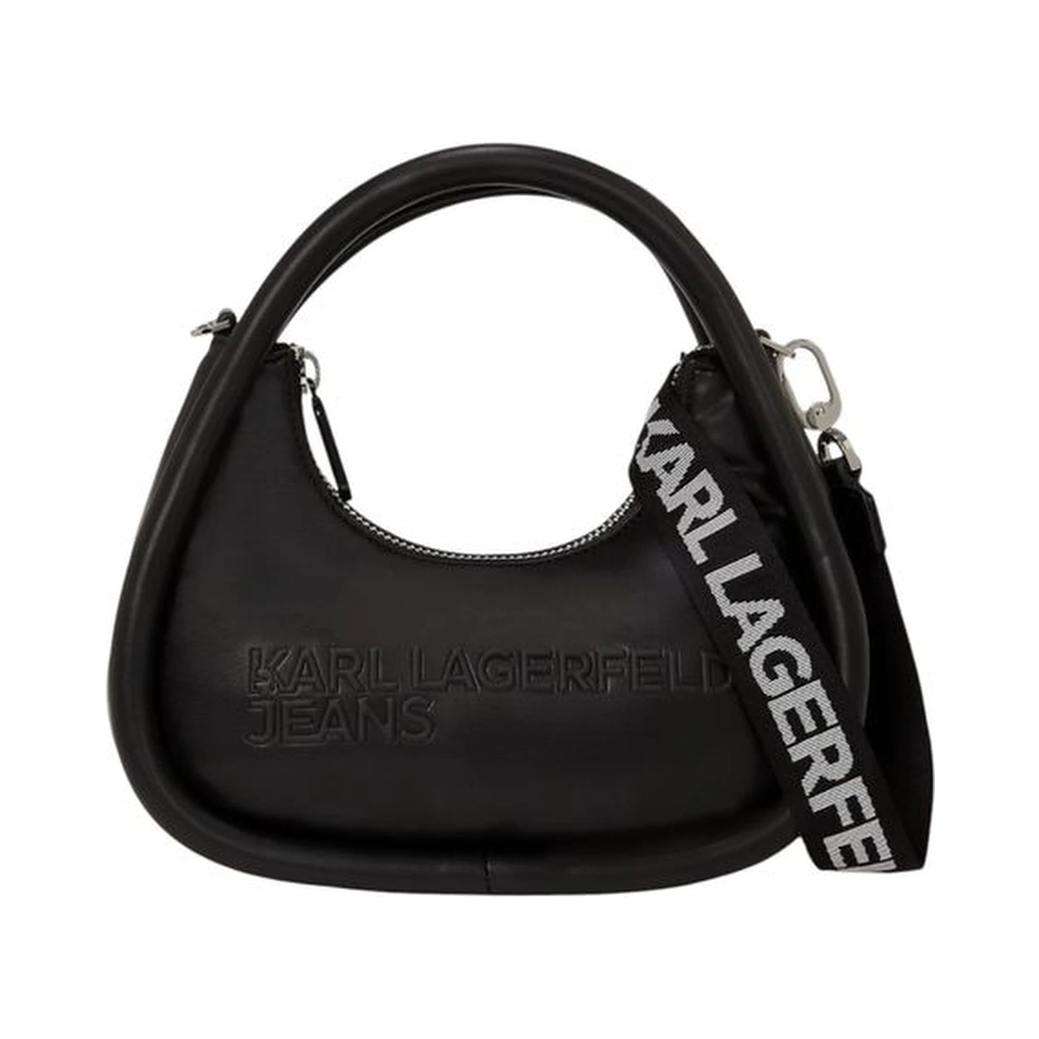 حقيبة يد من البولي إيثيلين الأسود