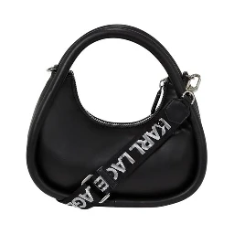 حقيبة يد من البولي إيثيلين الأسود