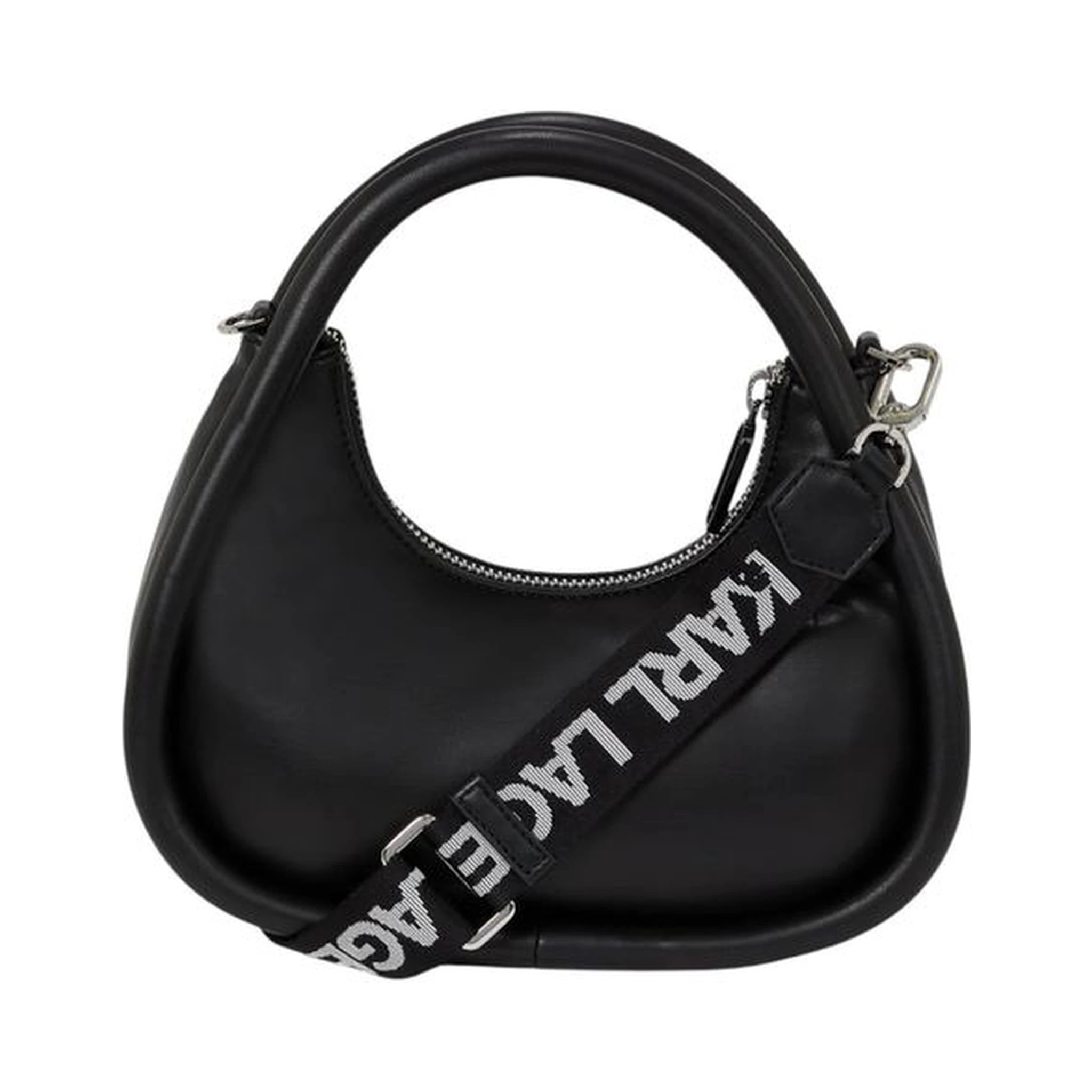 حقيبة يد من البولي إيثيلين الأسود