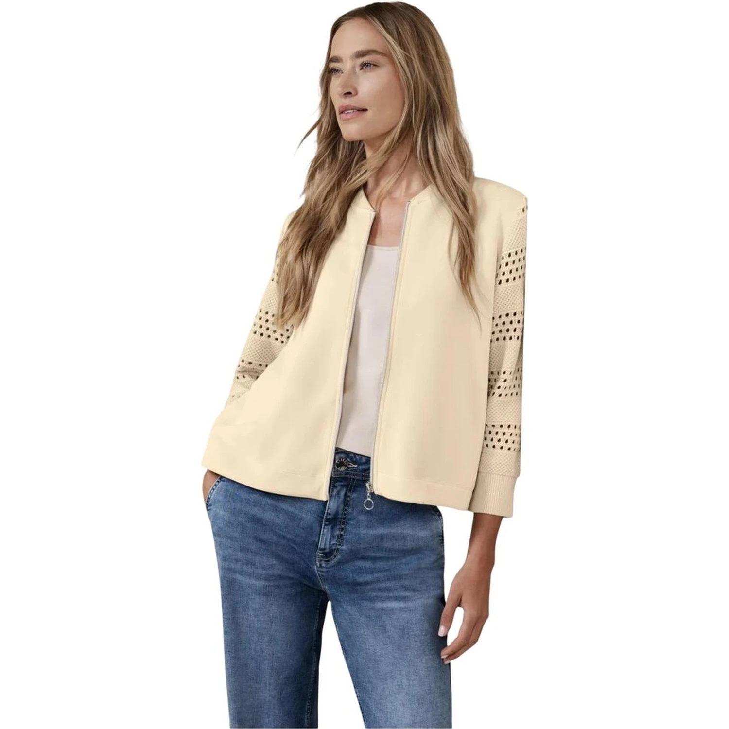 Beige Modal Sweatshirt