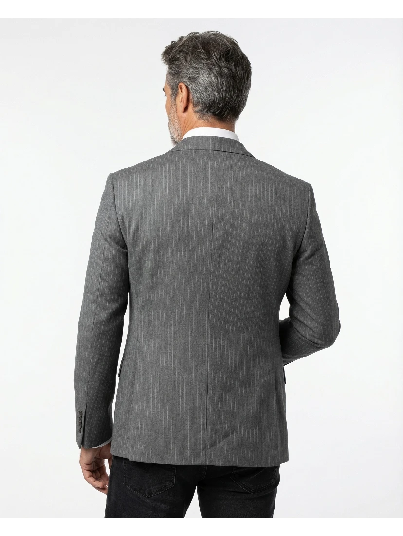 Gray Wool Blazer