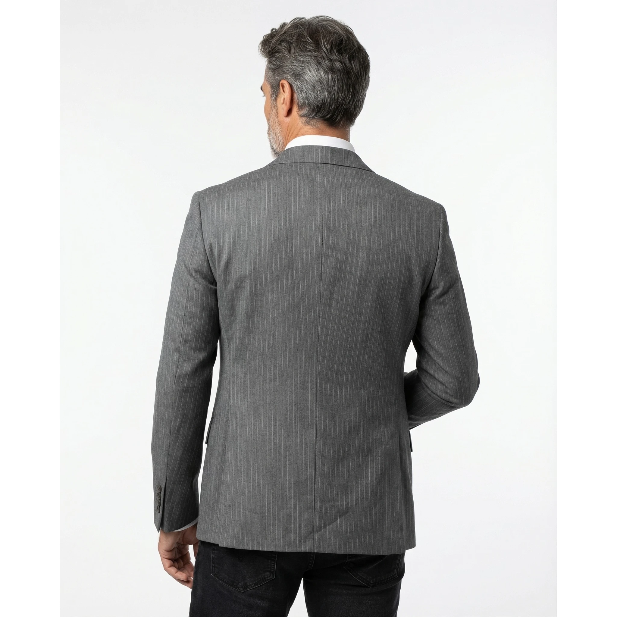 Gray Wool Blazer