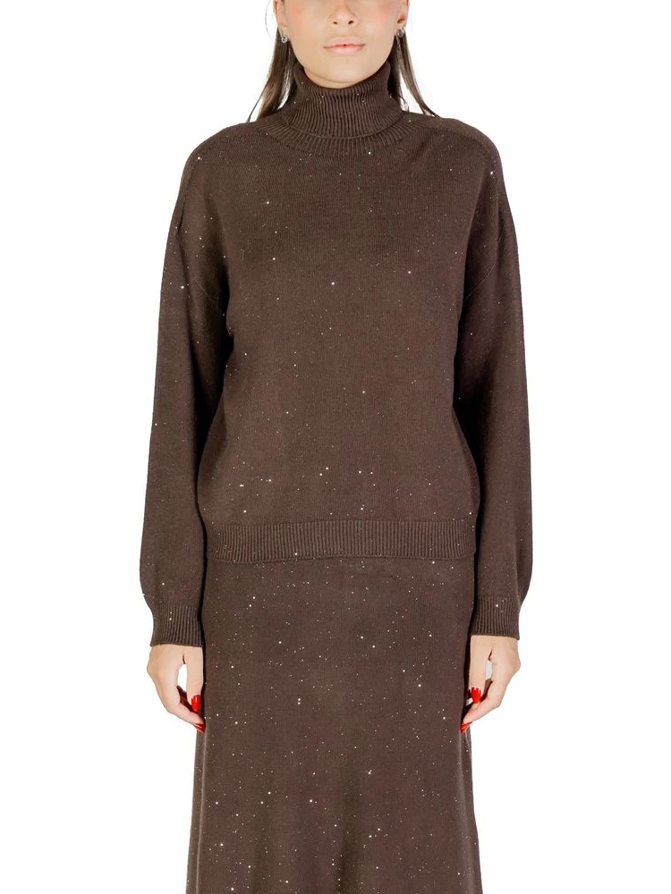 Brown Viscose Sweatshirt