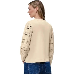 Beige Modal Sweatshirt