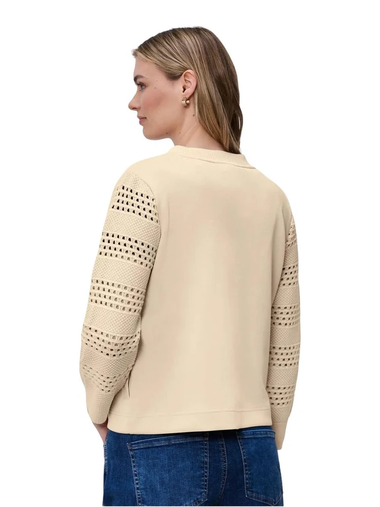 Beige Modal Sweatshirt alternative
