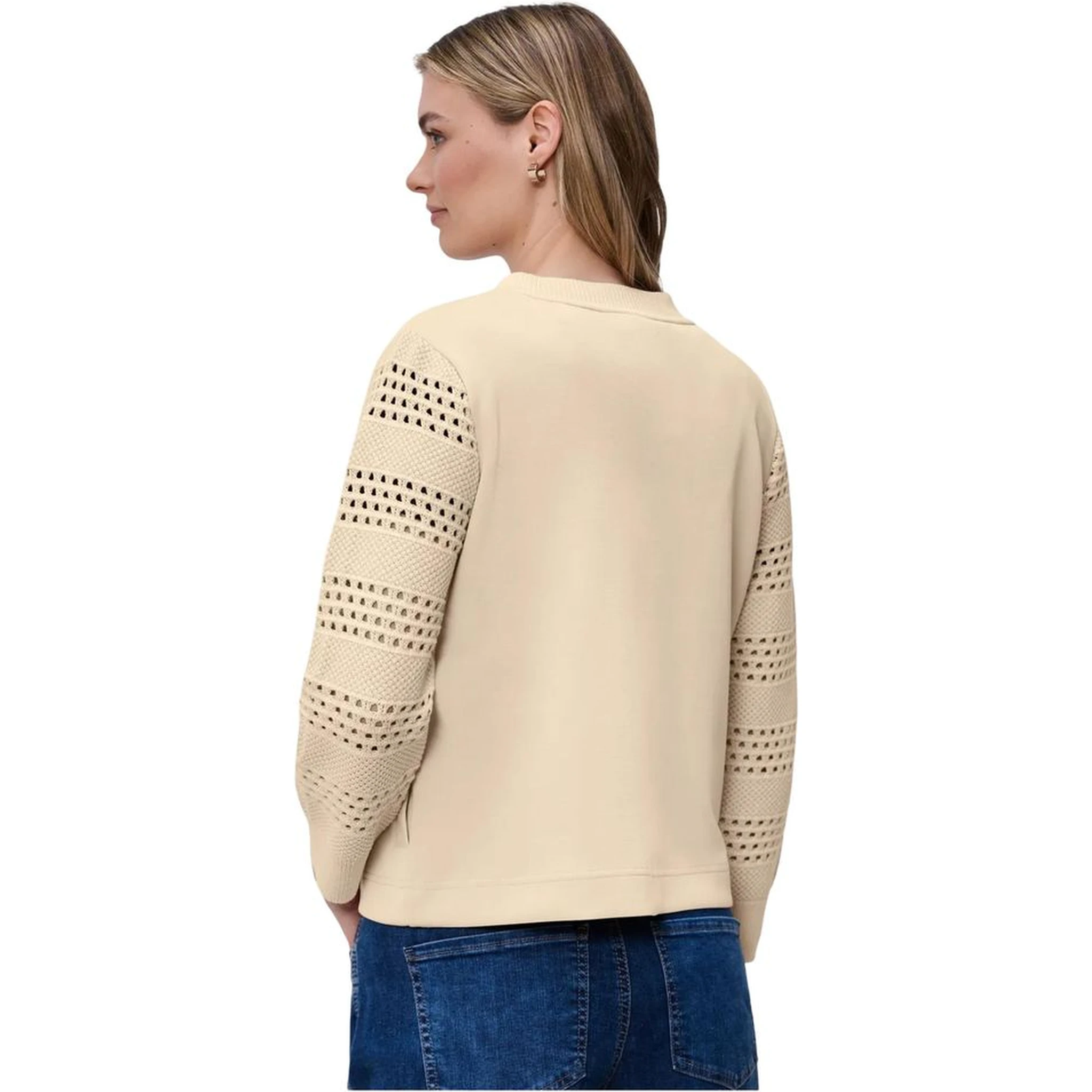 Beige Modal Sweatshirt