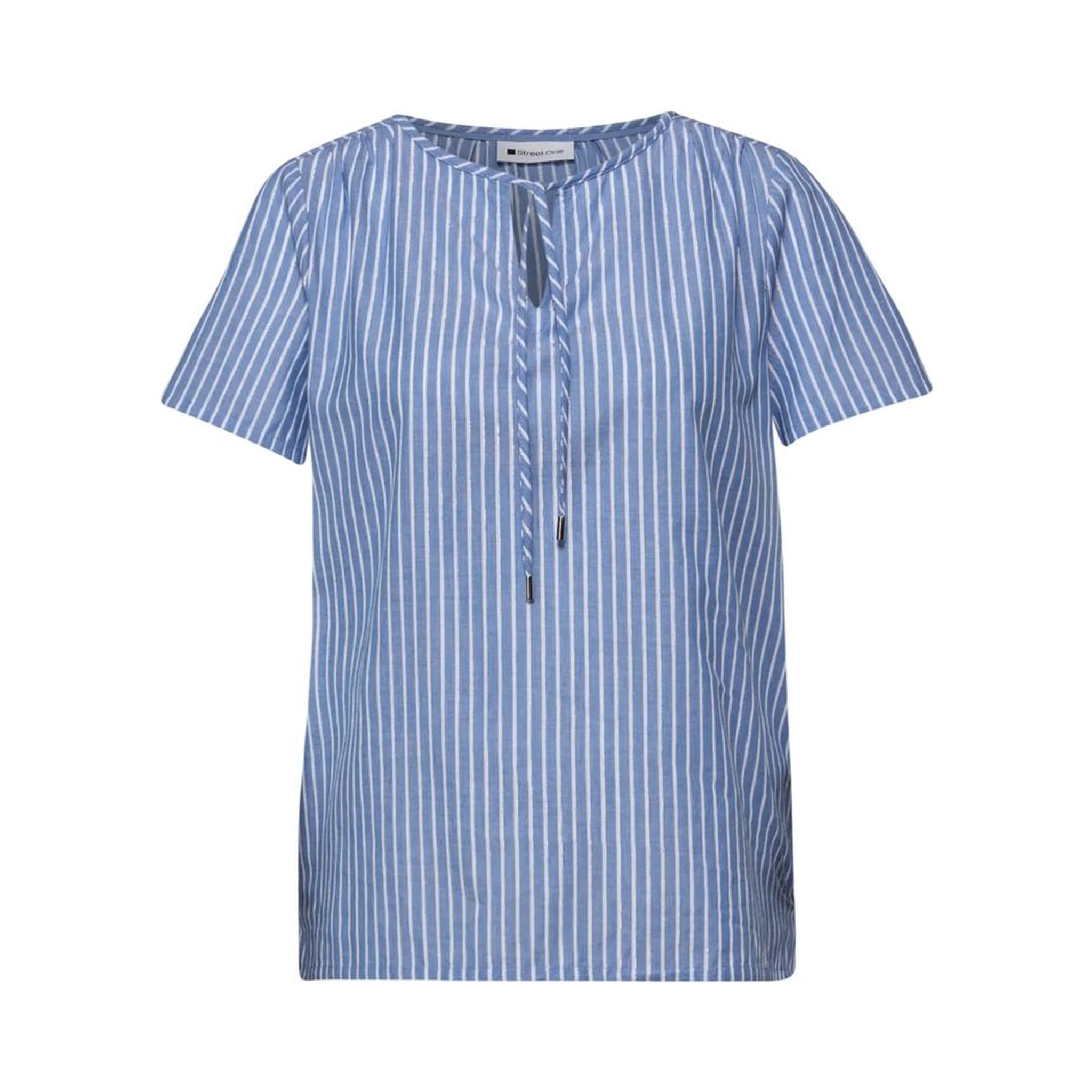 Blue Cotton Blouse