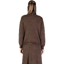 Brown Viscose Sweatshirt