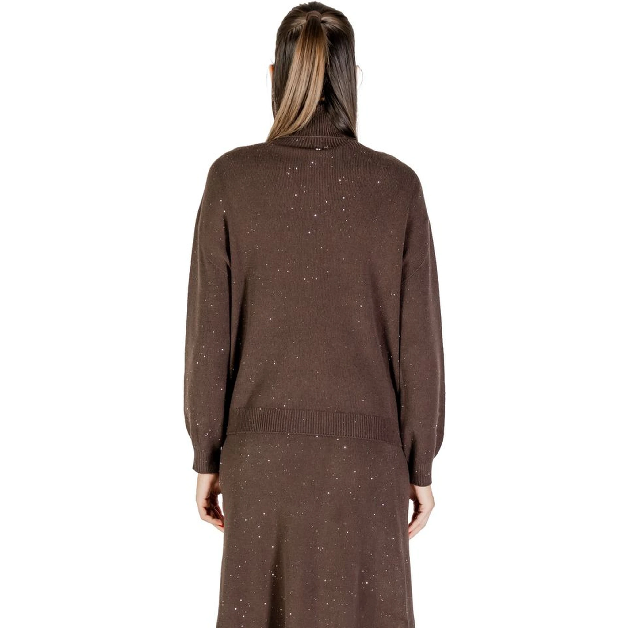 Brown Viscose Sweatshirt